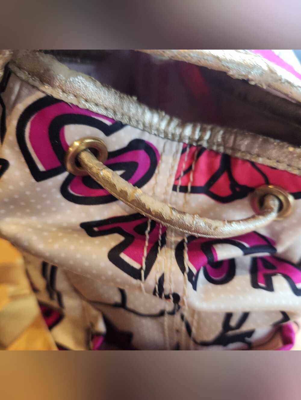 Coach Poppy Floral Backpack - Picture 14 of 16